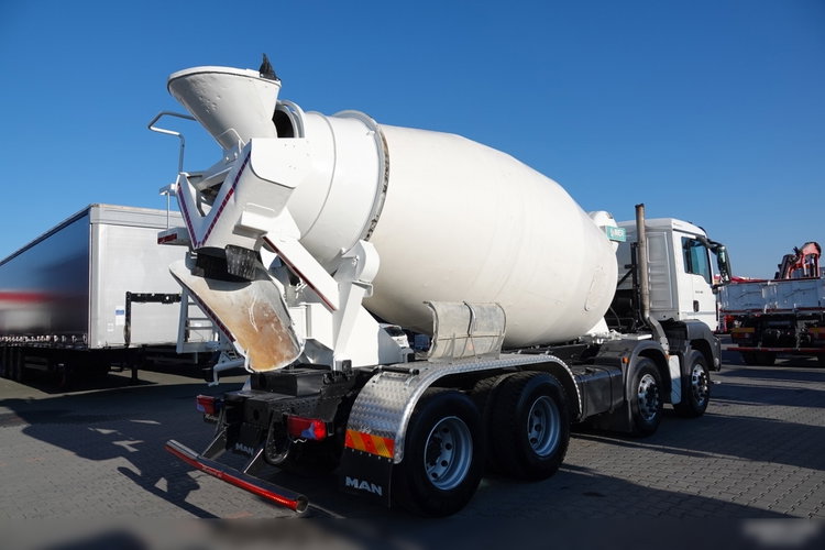MAN TGS 32.400 / 8X4 / BETONOMIESZARKA / GRUSZKA 9M3 / EURO 5 zdjęcie 5