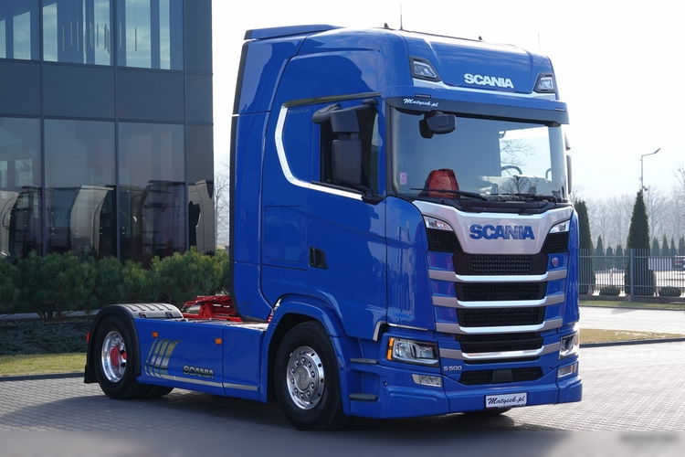 Scania S 500 / RETARDER / KLIMA POSTOJOWA / ALUFELGI / OPONY 100% / PO KONTRAKCIE SERWISOWYM  zdjęcie 1