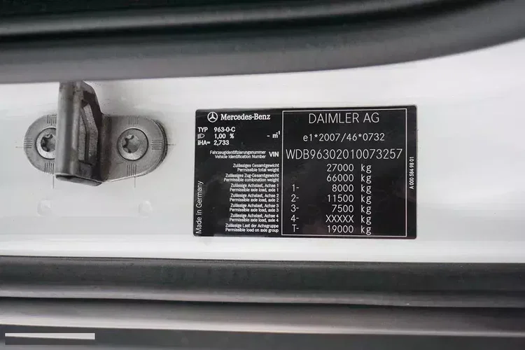 Mercedes ACTROS / 2545 / EURO 6 / CHŁODNIA + WINDA / 23 PALETY / OŚ SKRĘTNA zdjęcie 11