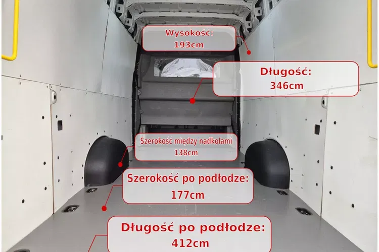 Volkswagen Crafter L4H2 124999zł NETTO Brygadówka 6 osób 2.0TDi/140KM zdjęcie 15