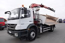 Mercedes AXOR 1829 / 4X2 / WYWROTKA + HDS / HYDROBURTA / FASSI F110 / MANUAL / NOWE OPONY  zdjęcie 9