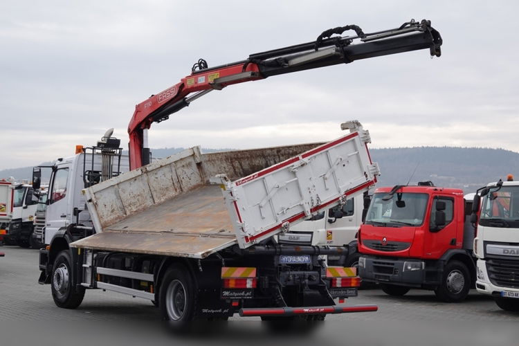 Mercedes AXOR 1829 / 4X2 / WYWROTKA + HDS / HYDROBURTA / FASSI F110 / MANUAL / NOWE OPONY  zdjęcie 11