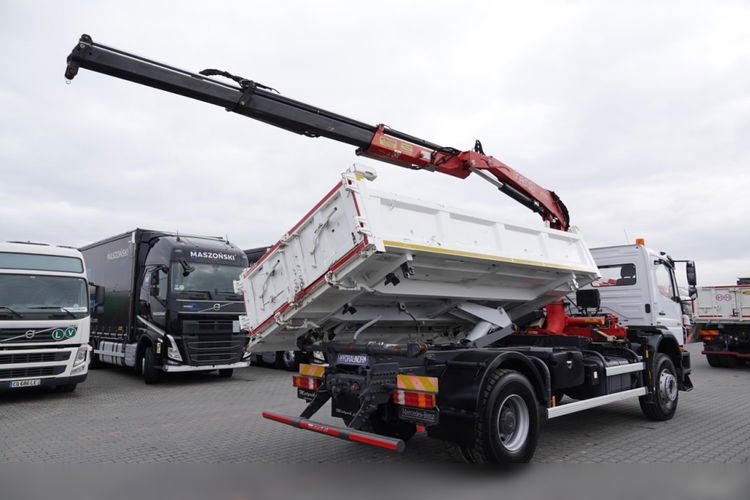 Mercedes AXOR 1829 / 4X2 / WYWROTKA + HDS / HYDROBURTA / FASSI F110 / MANUAL / NOWE OPONY  zdjęcie 12