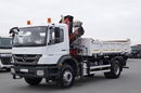 Mercedes AXOR 1829 / 4X2 / WYWROTKA + HDS / HYDROBURTA / FASSI F110 / MANUAL / NOWE OPONY  zdjęcie 16
