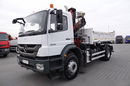 Mercedes AXOR 1829 / 4X2 / WYWROTKA + HDS / HYDROBURTA / FASSI F110 / MANUAL / NOWE OPONY  zdjęcie 17