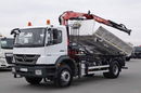 Mercedes AXOR 1829 / 4X2 / WYWROTKA + HDS / HYDROBURTA / FASSI F110 / MANUAL / NOWE OPONY  zdjęcie 1