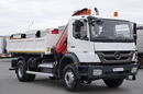 Mercedes AXOR 1829 / 4X2 / WYWROTKA + HDS / HYDROBURTA / FASSI F110 / MANUAL / NOWE OPONY  zdjęcie 23