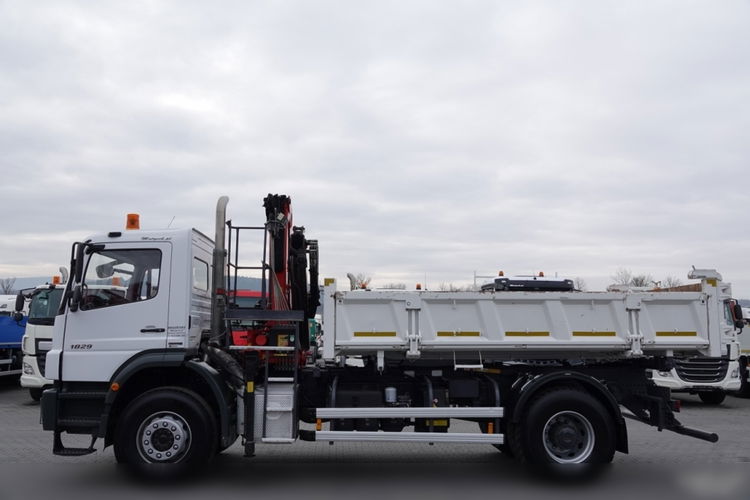 Mercedes AXOR 1829 / 4X2 / WYWROTKA + HDS / HYDROBURTA / FASSI F110 / MANUAL / NOWE OPONY  zdjęcie 27