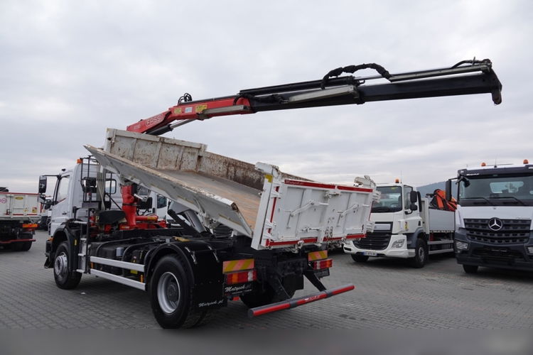 Mercedes AXOR 1829 / 4X2 / WYWROTKA + HDS / HYDROBURTA / FASSI F110 / MANUAL / NOWE OPONY  zdjęcie 2