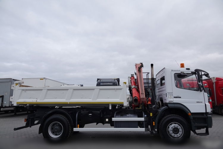 Mercedes AXOR 1829 / 4X2 / WYWROTKA + HDS / HYDROBURTA / FASSI F110 / MANUAL / NOWE OPONY  zdjęcie 31