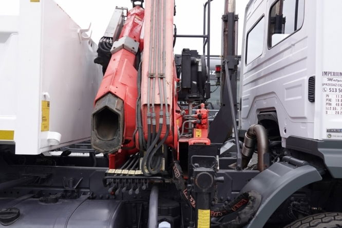 Mercedes AXOR 1829 / 4X2 / WYWROTKA + HDS / HYDROBURTA / FASSI F110 / MANUAL / NOWE OPONY  zdjęcie 39