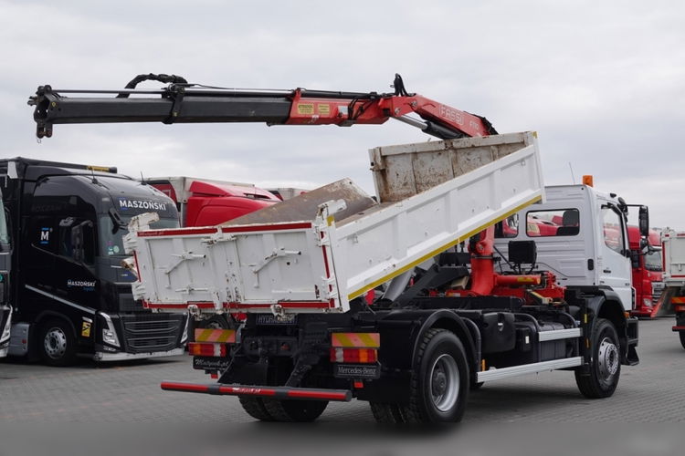 Mercedes AXOR 1829 / 4X2 / WYWROTKA + HDS / HYDROBURTA / FASSI F110 / MANUAL / NOWE OPONY  zdjęcie 5