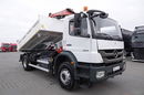 Mercedes AXOR 1829 / 4X2 / WYWROTKA + HDS / HYDROBURTA / FASSI F110 / MANUAL / NOWE OPONY  zdjęcie 6