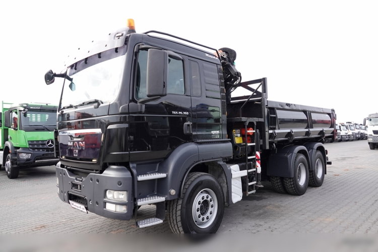 MAN TGS 26.360 / 6X4 / WYWROTKA + HDS PALFINGER PK18002 EH B / UDŹWIG 6000KG / BORDMATIC / OPONY 100% / EURO 5  zdjęcie 17