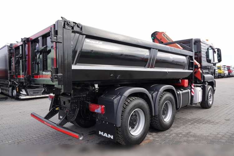 MAN TGS 26.360 / 6X4 / WYWROTKA + HDS PALFINGER PK18002 EH B / UDŹWIG 6000KG / BORDMATIC / OPONY 100% / EURO 5  zdjęcie 20