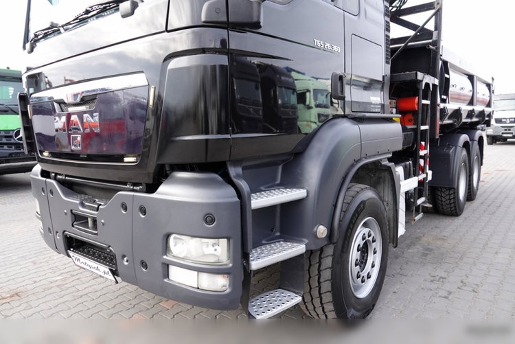 MAN TGS 26.360 / 6X4 / WYWROTKA + HDS PALFINGER PK18002 EH B / UDŹWIG 6000KG / BORDMATIC / OPONY 100% / EURO 5  zdjęcie 25
