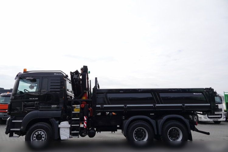 MAN TGS 26.360 / 6X4 / WYWROTKA + HDS PALFINGER PK18002 EH B / UDŹWIG 6000KG / BORDMATIC / OPONY 100% / EURO 5  zdjęcie 27