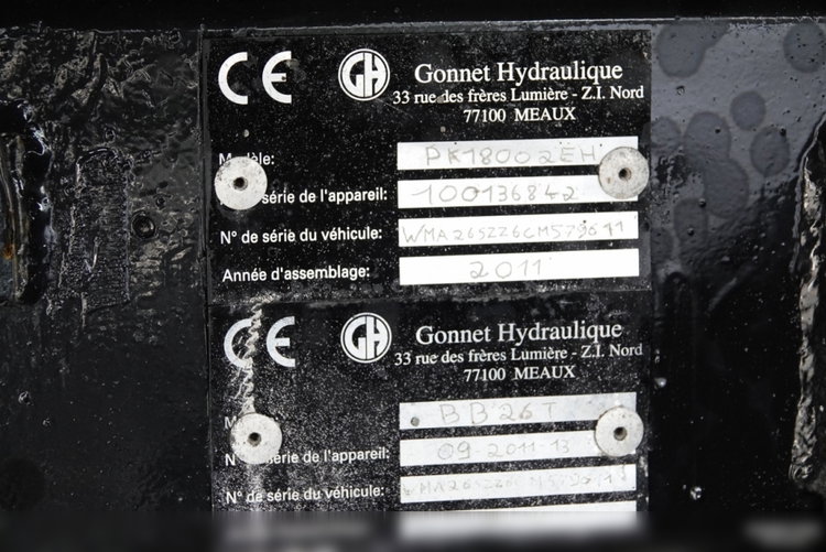 MAN TGS 26.360 / 6X4 / WYWROTKA + HDS PALFINGER PK18002 EH B / UDŹWIG 6000KG / BORDMATIC / OPONY 100% / EURO 5  zdjęcie 37