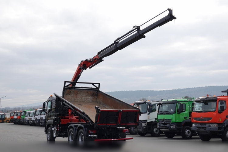 MAN TGS 26.360 / 6X4 / WYWROTKA + HDS PALFINGER PK18002 EH B / UDŹWIG 6000KG / BORDMATIC / OPONY 100% / EURO 5  zdjęcie 4