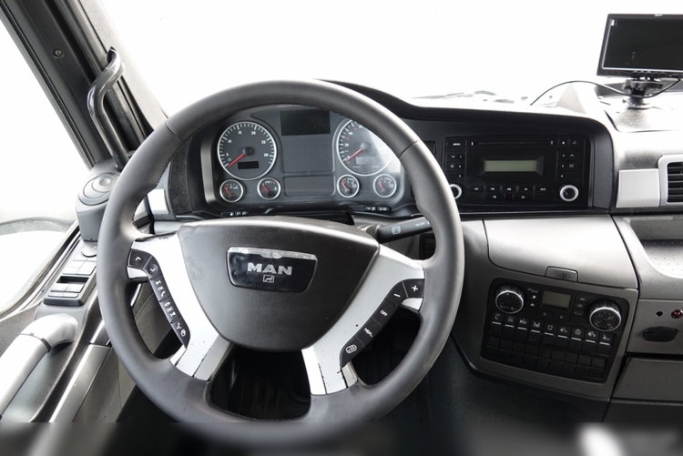 MAN TGS 26.360 / 6X4 / WYWROTKA + HDS PALFINGER PK18002 EH B / UDŹWIG 6000KG / BORDMATIC / OPONY 100% / EURO 5  zdjęcie 49