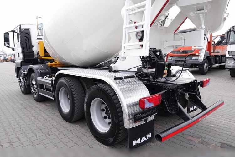 MAN TGS 32.480 / 8X4 / BETONOMIESZARKA / GRUSZKA 9M3 / UAL / EURO 6 zdjęcie 12