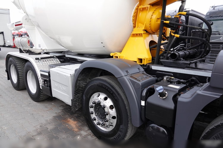 MAN TGS 32.480 / 8X4 / BETONOMIESZARKA / GRUSZKA 9M3 / UAL / EURO 6 zdjęcie 16