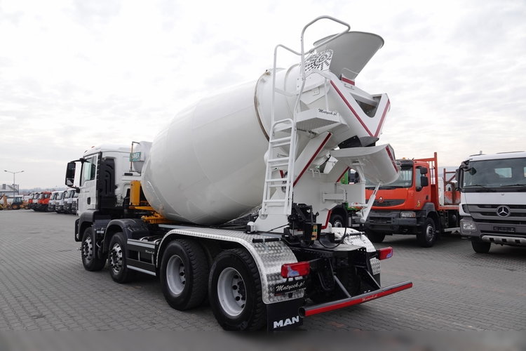 MAN TGS 32.480 / 8X4 / BETONOMIESZARKA / GRUSZKA 9M3 / UAL / EURO 6 zdjęcie 3