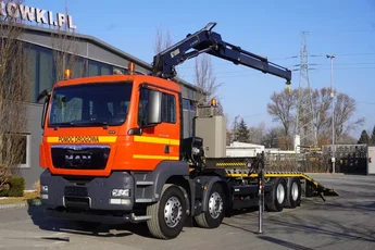 MAN TGS 35.3608×2 / HDS HIAB 166 E-2 6500 kg / Laweta / 4 oś podnoszona