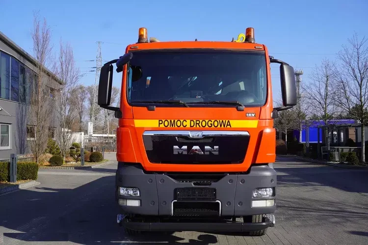 MAN TGS 35.3608×2 / HDS HIAB 166 E-2 6500 kg / Laweta / 4 oś podnoszona zdjęcie 11