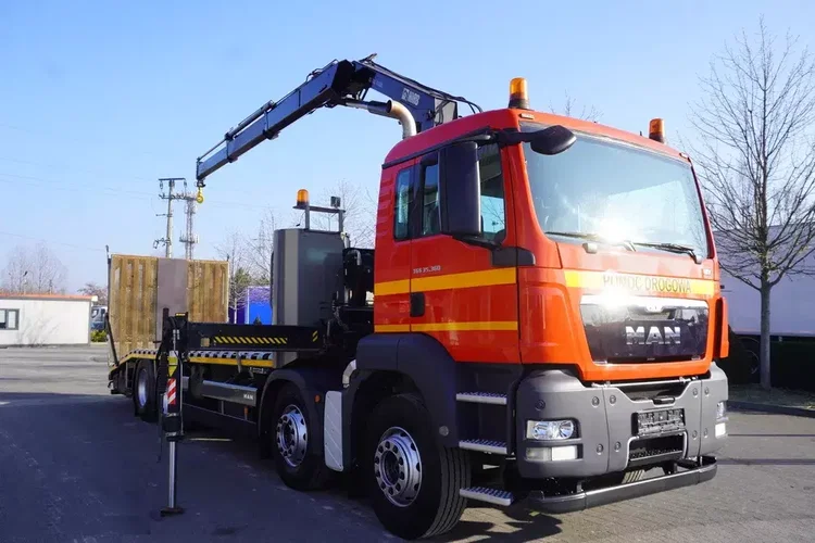MAN TGS 35.3608×2 / HDS HIAB 166 E-2 6500 kg / Laweta / 4 oś podnoszona zdjęcie 5