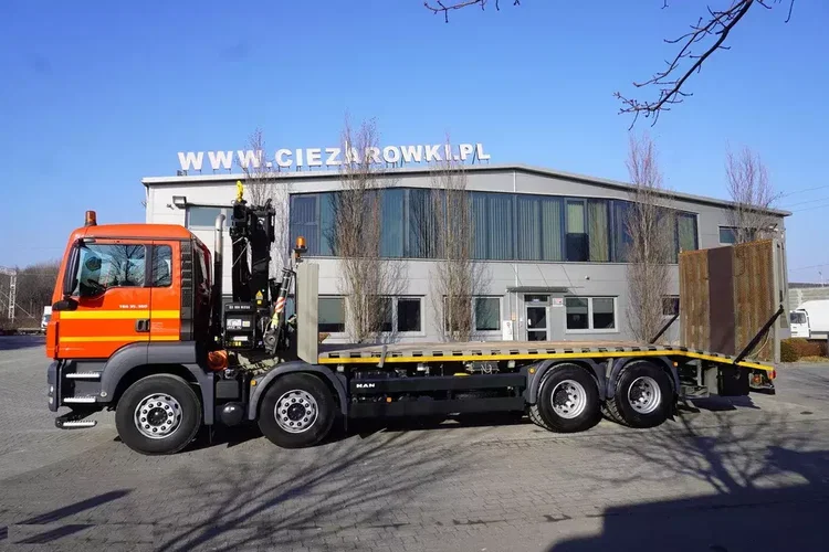 MAN TGS 35.3608×2 / HDS HIAB 166 E-2 6500 kg / Laweta / 4 oś podnoszona zdjęcie 6