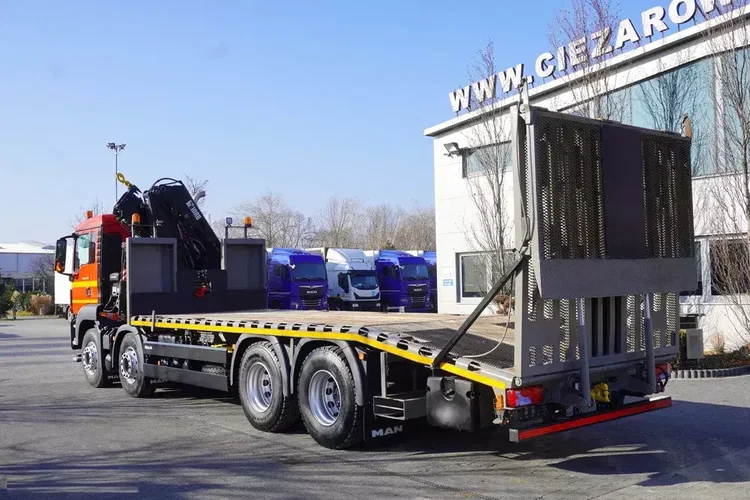 MAN TGS 35.3608×2 / HDS HIAB 166 E-2 6500 kg / Laweta / 4 oś podnoszona zdjęcie 7