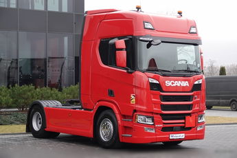 Scania R 500 / PEŁNY ADR / RETARDER / KLIMA POSTOJOWA / CAŁA NA PODUSZKACH / PO KONTRAKCIE SERWISOWYM