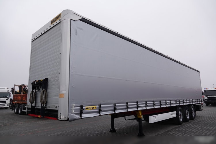 Wielton FIRANKA MULDA DO STALI - 9 M / COILMULDA / OŚ PODNOSZONA / SAF / MAŁO UŻYWANA zdjęcie 2