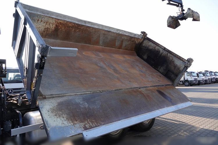 Mercedes AROCS 2640 / 6x4 / WYWROTKA / HYDROBURTA / + HDS HIAB 144 B-3 / STEROWANIE RADIOWE / ROTATOR / ŁYCHA / EURO 6 / MEILLER KIPER  zdjęcie 13