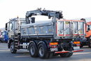 Mercedes AROCS 2640 / 6x4 / WYWROTKA / HYDROBURTA / + HDS HIAB 144 B-3 / STEROWANIE RADIOWE / ROTATOR / ŁYCHA / EURO 6 / MEILLER KIPER  zdjęcie 17