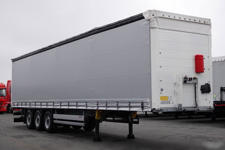 Schmitz -CARGOBULL / FIRANKA / STANDARD / 2 OSIE PODNOSZONE / 2022 R / MAŁO UŻYWANA zdjęcie 8