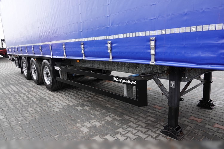 Schmitz -CARGOBULL / FIRANKA / STANDARD / 2 OSIE PODNOSZONE  / MAŁO UŻYWANA  zdjęcie 9