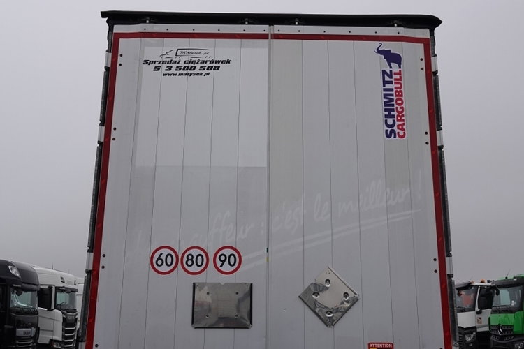 Schmitz -CARGOBULL / FIRANKA / STANDARD / 2 OSIE PODNOSZONE  / MAŁO UŻYWANA  zdjęcie 12