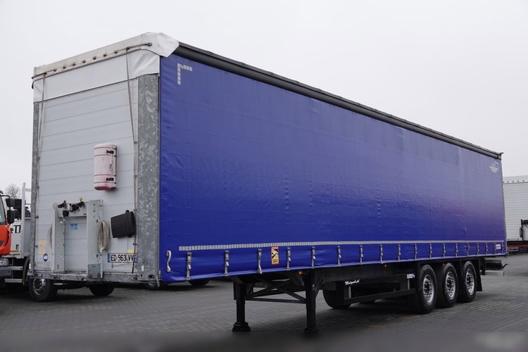 Schmitz -CARGOBULL / FIRANKA / STANDARD / 2 OSIE PODNOSZONE  / MAŁO UŻYWANA  zdjęcie 1