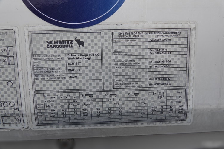 Schmitz -CARGOBULL / FIRANKA / STANDARD / 2 OSIE PODNOSZONE  / MAŁO UŻYWANA  zdjęcie 25