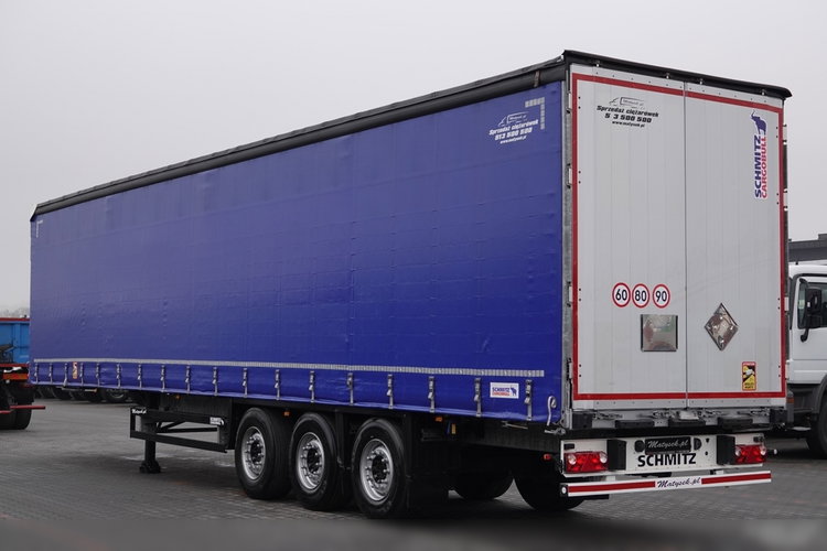 Schmitz -CARGOBULL / FIRANKA / STANDARD / 2 OSIE PODNOSZONE  / MAŁO UŻYWANA  zdjęcie 4