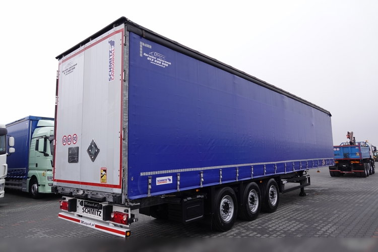 Schmitz -CARGOBULL / FIRANKA / STANDARD / 2 OSIE PODNOSZONE  / MAŁO UŻYWANA  zdjęcie 5