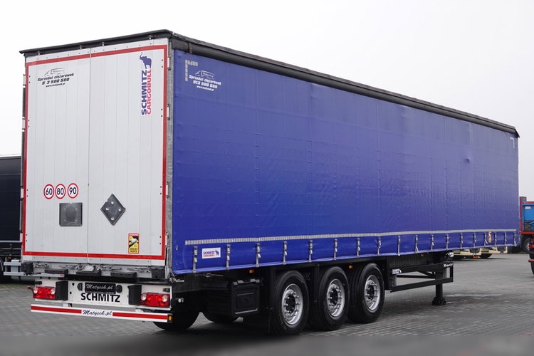 Schmitz -CARGOBULL / FIRANKA / STANDARD / 2 OSIE PODNOSZONE  / MAŁO UŻYWANA  zdjęcie 6