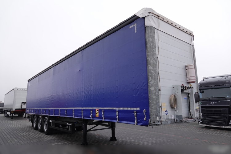 Schmitz -CARGOBULL / FIRANKA / STANDARD / 2 OSIE PODNOSZONE  / MAŁO UŻYWANA  zdjęcie 7