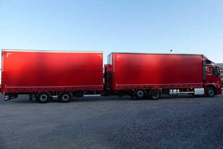 Mercedes ACTROS 2543 MP4 / EURO 6 / ZESTAW TANDEM / zdjęcie 8