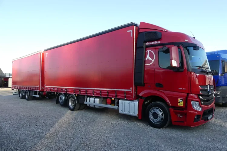 Mercedes ACTROS 2543 MP4 / EURO 6 / ZESTAW TANDEM / zdjęcie 9