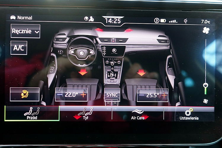 Skoda Superb Laurin&Klement 200KM AUTOMAT GWARANCJA 1wł Kraj 100% Bezwypadkowy F23% 4x2 zdjęcie 39