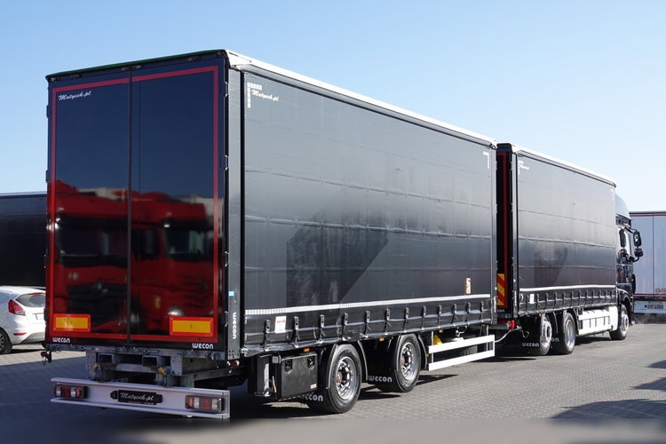 DAF XF 480 / ZESTAW TANDEM / 120 M3 / PRZEJAZDOWY / ZAWIESIA DOKI DO WÓZKA / KLIMA POSTOJOWA / PO ZŁOTYM KONTRAKCIE SERWISOWYM  zdjęcie 8