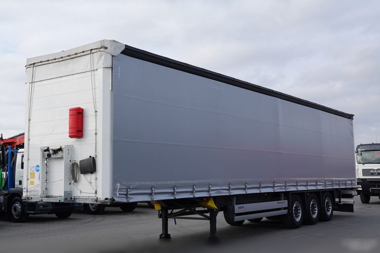 Schmitz -CARGOBULL / FIRANKA / STANDARD / 2 OSIE PODNOSZONE / MAŁO UŻYWANA zdjęcie 1